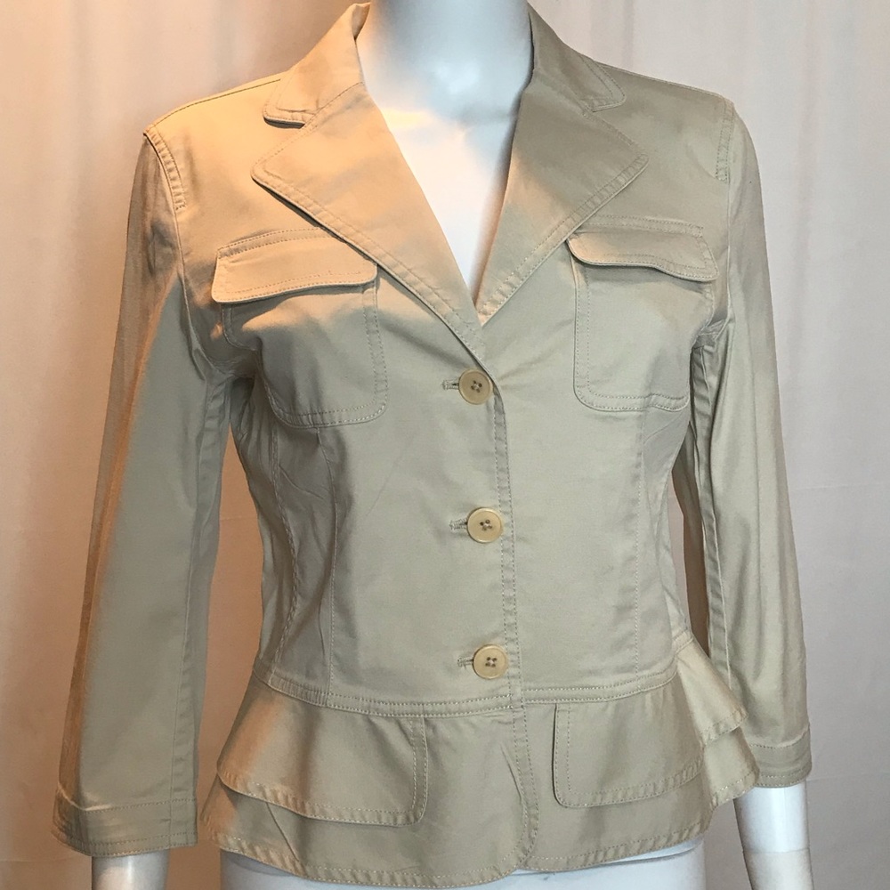 KHAKI DKNY JACKET